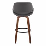 Fabrico 30" Mid-Century Swivel Bar Stools in Grey (Set of 2) (Set of 2) 16 Fabrico 30" Mid-Century Swivel Bar Stools in Grey (Set of 2) (Set of 2)