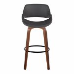Fabrico 30" Mid-Century Swivel Bar Stools in Grey (Set of 2) (Set of 2) 17 Fabrico 30" Mid-Century Swivel Bar Stools in Grey (Set of 2) (Set of 2)