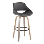 Fabrico 30" Mid-Century Swivel Barstools in Grey (Set of 2) (Set of 2) 13 Fabrico 30" Mid-Century Swivel Barstools in Grey (Set of 2) (Set of 2)
