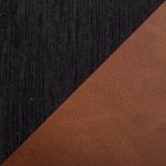 Fabrico Black/Camel Faux Leather Mid-Century Modern Accent Chairs (Set of 2) 16 Fabrico Black/Camel Faux Leather Mid-Century Modern Accent Chairs (Set of 2)