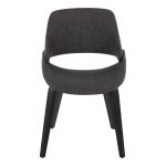 Fabrico Black/Charcoal Mid-Century Modern Accent Chairs (Set of 2) 13 Fabrico Black/Charcoal Mid-Century Modern Accent Chairs (Set of 2)