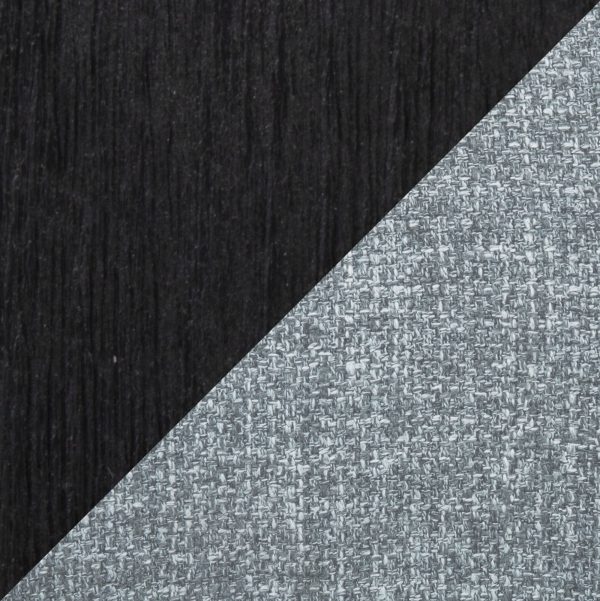 Fabrico Blue Mid Century Modern Black Wood Accent Chairs Set of 2 7