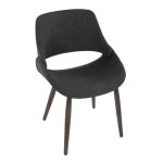 Fabrico Charcoal Fabric Dark Walnut Farmhouse Accent Chairs (Set of 2) 17 Fabrico Charcoal Fabric Dark Walnut Farmhouse Accent Chairs (Set of 2)