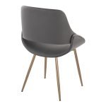Fabrico Contemporary Antique Copper and Grey Accent Chairs (Set of 2) 11 Fabrico Contemporary Antique Copper and Grey Accent Chairs (Set of 2)