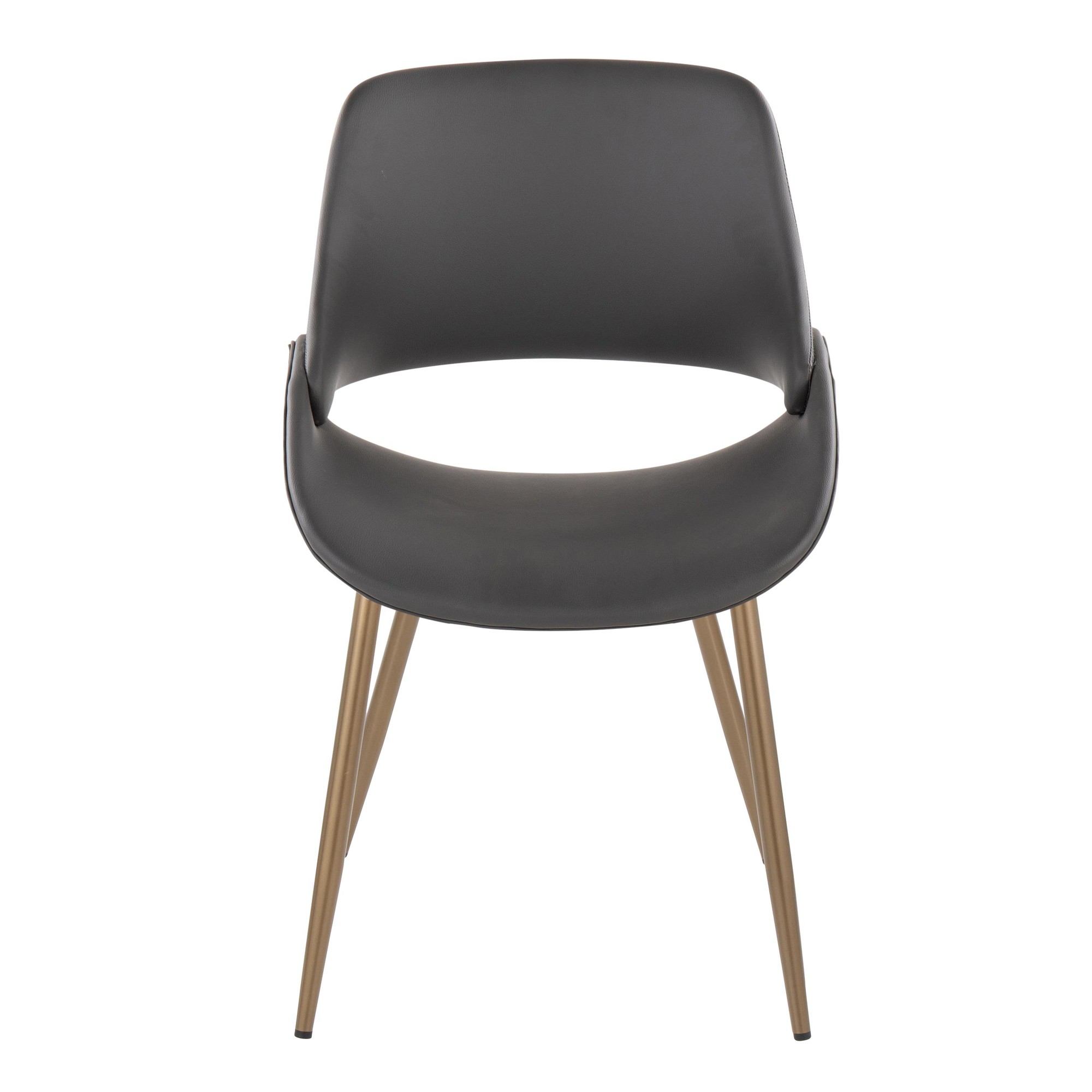 Fabrico Contemporary Antique Copper and Grey Accent Chairs (Set of 2) 6 Fabrico Contemporary Antique Copper and Grey Accent Chairs (Set of 2) - Image 6