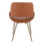 Fabrico Contemporary Camel Faux Leather Accent Chairs Antique Copper (Set of 2) 12 Fabrico Contemporary Camel Faux Leather Accent Chairs Antique Copper (Set of 2)