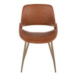 Fabrico Contemporary Camel Faux Leather Accent Chairs Antique Copper (Set of 2) 13 Fabrico Contemporary Camel Faux Leather Accent Chairs Antique Copper (Set of 2)