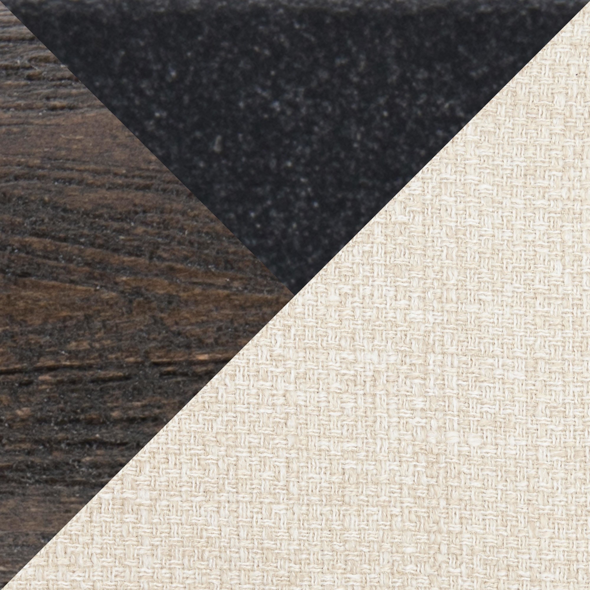 Fabrico Cream Fabric Dark Walnut Farmhouse Dining Chairs (Set of 2) 9 Fabrico Cream Fabric Dark Walnut Farmhouse Dining Chairs (Set of 2) - Image 9