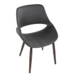Fabrico Farmhouse Grey Faux Leather Accent Chairs Dark Walnut (Set of 2) 17 Fabrico Farmhouse Grey Faux Leather Accent Chairs Dark Walnut (Set of 2)