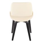Fabrico Mid-Century Modern Black Wood Cream Chairs (Set of 2) 13 Fabrico Mid-Century Modern Black Wood Cream Chairs (Set of 2)