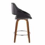 Fabrico Mid-Century Modern Swivel Counter Stools Black (Set of 2) (Set of 2) 14 Fabrico Mid-Century Modern Swivel Counter Stools Black (Set of 2) (Set of 2)