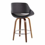 Fabrico Mid-Century Modern Swivel Counter Stools Black (Set of 2) (Set of 2) 15 Fabrico Mid-Century Modern Swivel Counter Stools Black (Set of 2) (Set of 2)