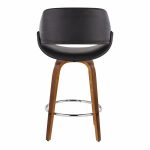 Fabrico Mid-Century Modern Swivel Counter Stools Black (Set of 2) (Set of 2) 16 Fabrico Mid-Century Modern Swivel Counter Stools Black (Set of 2) (Set of 2)
