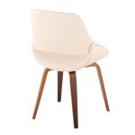 Fabrico Mid-Century Walnut Cream Accent Chairs (Set of 2) 21 Fabrico Mid-Century Walnut Cream Accent Chairs (Set of 2)