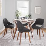 Fabrico Walnut and Charcoal Mid-Century Modern Accent Chairs (Set of 2) 11 Fabrico Walnut and Charcoal Mid-Century Modern Accent Chairs (Set of 2)