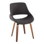 Fabrico Walnut and Charcoal Mid-Century Modern Accent Chairs (Set of 2) 14 Fabrico Walnut and Charcoal Mid-Century Modern Accent Chairs (Set of 2)