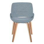 Fabrico Zebra Wood Blue Mid-Century Modern Accent Chairs (Set of 2) 13 Fabrico Zebra Wood Blue Mid-Century Modern Accent Chairs (Set of 2)