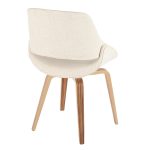 Fabrico Zebra Wood Cream Mid-Century Modern Accent Chairs (Set of 2) 12 Fabrico Zebra Wood Cream Mid-Century Modern Accent Chairs (Set of 2)