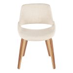 Fabrico Zebra Wood Cream Mid-Century Modern Accent Chairs (Set of 2) 14 Fabrico Zebra Wood Cream Mid-Century Modern Accent Chairs (Set of 2)