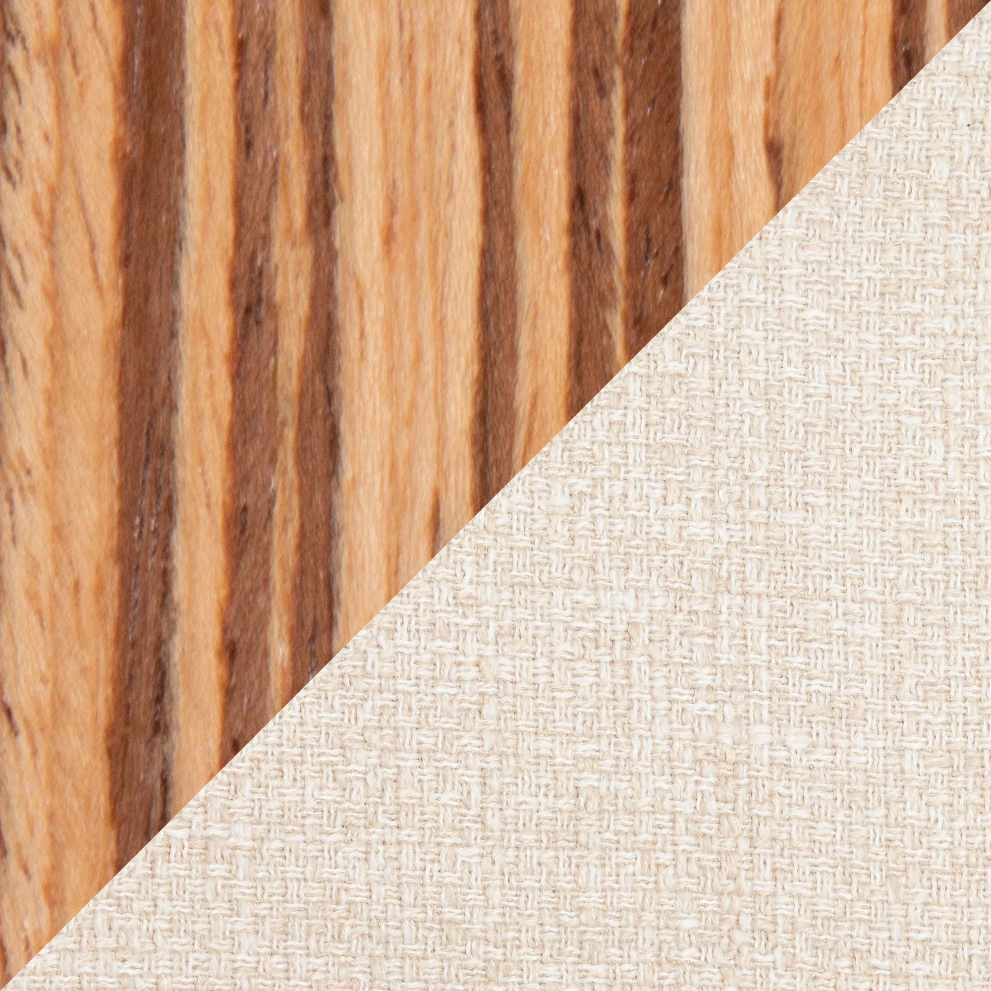 Fabrico Zebra Wood Cream Mid-Century Modern Accent Chairs (Set of 2) 8 Fabrico Zebra Wood Cream Mid-Century Modern Accent Chairs (Set of 2) - Image 8
