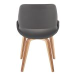 Fabrico Zebra Wood Grey Faux Leather Mid-Century Chairs (Set of 2) 13 Fabrico Zebra Wood Grey Faux Leather Mid-Century Chairs (Set of 2)