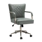 Fabrizius Sage Vegan Leather Diamond Tufted Swivel Task Chair 7 Fabrizius Sage Vegan Leather Diamond Tufted Swivel Task Chair