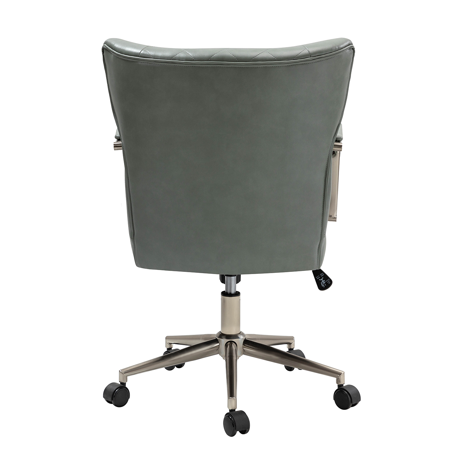 Fabrizius Sage Vegan Leather Diamond Tufted Swivel Task Chair 5 Fabrizius Sage Vegan Leather Diamond Tufted Swivel Task Chair - Image 5