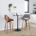 Fabrizzi 26-Inch Mid-Century Modern Grey Swivel Counter Stools (Set of 2) 15 Fabrizzi 26-Inch Mid-Century Modern Grey Swivel Counter Stools (Set of 2)
