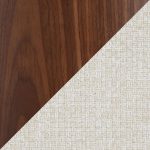 Fabrizzi Mid-Century Modern Cream Fabric Walnut Accent Chair 14 Fabrizzi Mid-Century Modern Cream Fabric Walnut Accent Chair