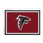 Falcons 4x6 Spirit Rug Officially Licensed NFL Area Rug