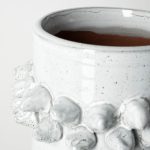 Farmhampton Large Gray Spoked Ceramic Vase