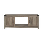Farmhouse Electric Fireplace TV Stand with Storage Cabinets Natural 11 Farmhouse Electric Fireplace TV Stand with Storage Cabinets Natural