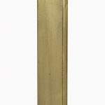 Faye 50L x 15W x 30H Beige Finished Wood W/Gold Metal Base Console Table