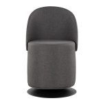 Finch Black Metal Charcoal Fabric Contemporary Adjustable Swivel Chair 29 Finch Black Metal Charcoal Fabric Contemporary Adjustable Swivel Chair
