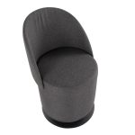 Finch Black Metal Charcoal Fabric Contemporary Adjustable Swivel Chair 30 Finch Black Metal Charcoal Fabric Contemporary Adjustable Swivel Chair