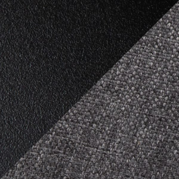 Finch Black Metal Charcoal Fabric Contemporary Adjustable Swivel Chair 15