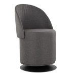 Finch Black Metal Charcoal Fabric Contemporary Adjustable Swivel Chair 25 Finch Black Metal Charcoal Fabric Contemporary Adjustable Swivel Chair