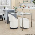 Finch Black Metal Cream Fabric Contemporary Swivel Chair 20 Finch Black Metal Cream Fabric Contemporary Swivel Chair