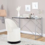 Finch Black Metal Cream Fabric Contemporary Swivel Chair 24 Finch Black Metal Cream Fabric Contemporary Swivel Chair
