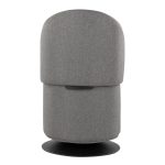 Finch Contemporary Grey Fabric Adjustable Swivel Chair LumiSource 29 Finch Contemporary Grey Fabric Adjustable Swivel Chair LumiSource