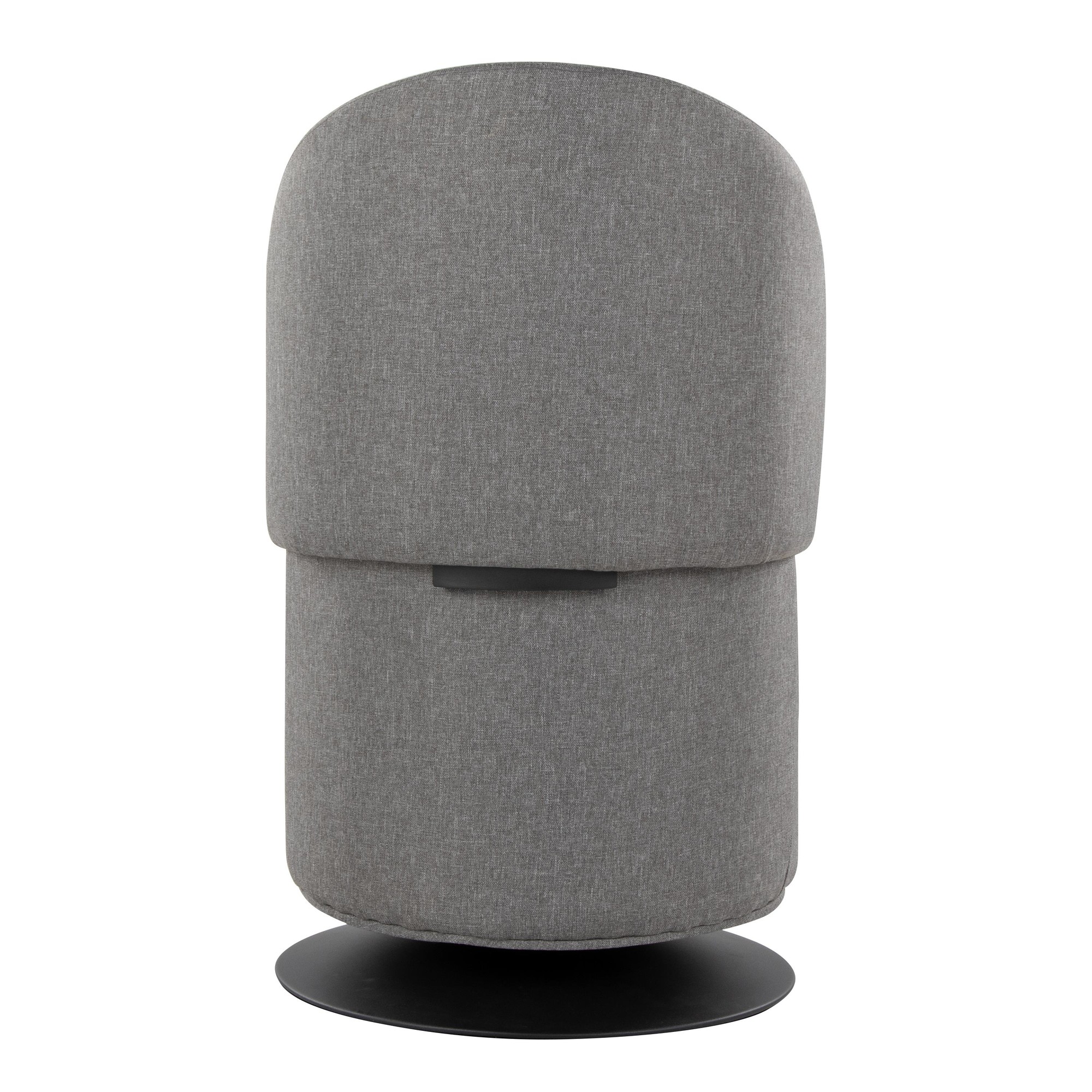 Finch Contemporary Grey Fabric Adjustable Swivel Chair LumiSource 12 Finch Contemporary Grey Fabric Adjustable Swivel Chair LumiSource - Image 12