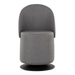 Finch Contemporary Grey Fabric Adjustable Swivel Chair LumiSource 30 Finch Contemporary Grey Fabric Adjustable Swivel Chair LumiSource
