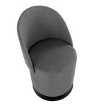 Finch Contemporary Grey Fabric Adjustable Swivel Chair LumiSource 31 Finch Contemporary Grey Fabric Adjustable Swivel Chair LumiSource