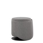 Finch Contemporary Grey Fabric Adjustable Swivel Chair LumiSource 32 Finch Contemporary Grey Fabric Adjustable Swivel Chair LumiSource