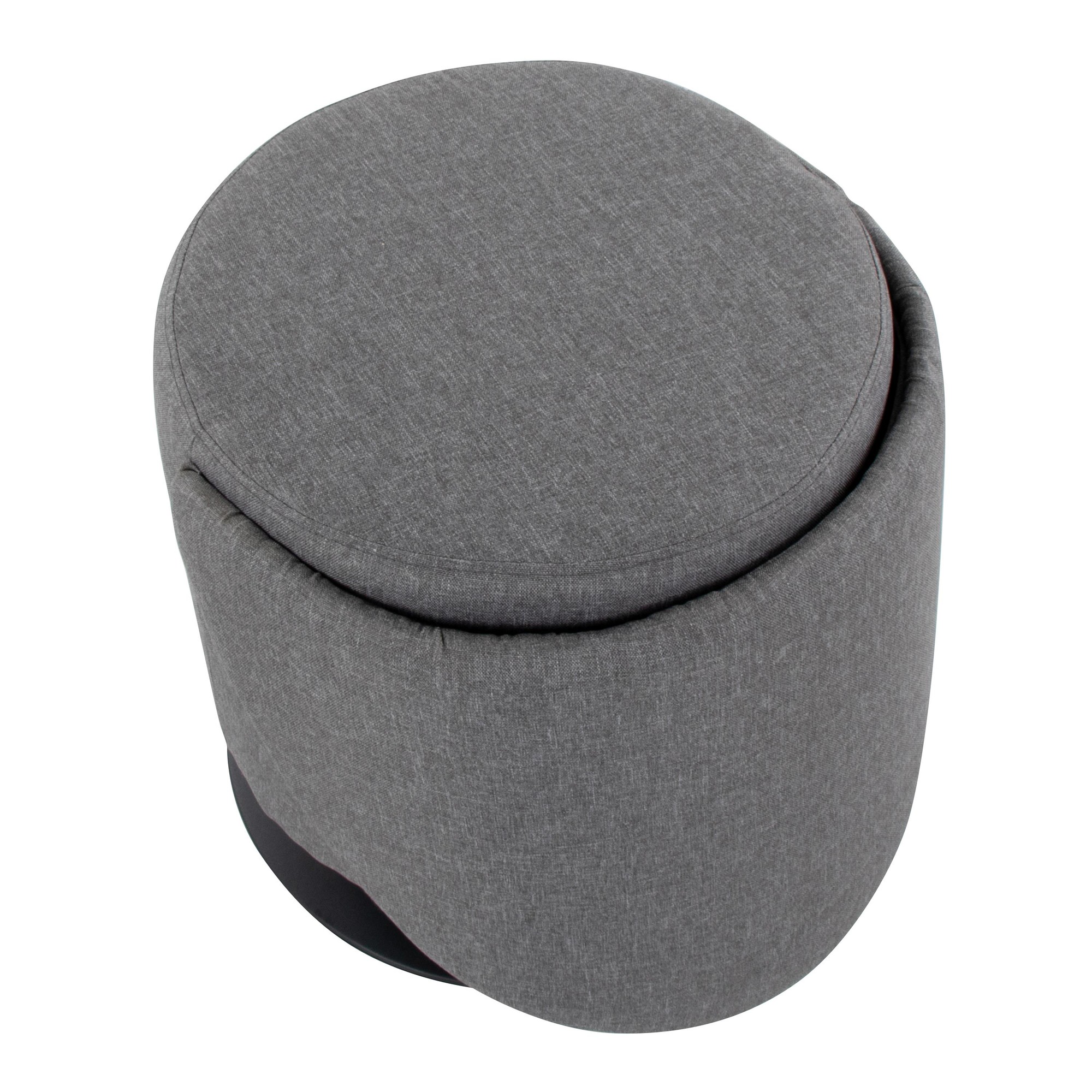 Finch Contemporary Grey Fabric Adjustable Swivel Chair LumiSource 16 Finch Contemporary Grey Fabric Adjustable Swivel Chair LumiSource - Image 16