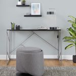 Finch Contemporary Grey Fabric Adjustable Swivel Chair LumiSource 18 Finch Contemporary Grey Fabric Adjustable Swivel Chair LumiSource