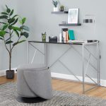 Finch Contemporary Grey Fabric Adjustable Swivel Chair LumiSource 23 Finch Contemporary Grey Fabric Adjustable Swivel Chair LumiSource