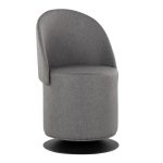 Finch Contemporary Grey Fabric Adjustable Swivel Chair LumiSource 26 Finch Contemporary Grey Fabric Adjustable Swivel Chair LumiSource