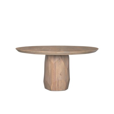 Fitzgerald 60" Light Brown Wood Dining Table