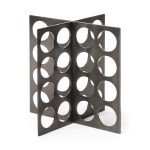 Fletcher (Large) 6L x 6W Gray Metal Abstract Decorative Object